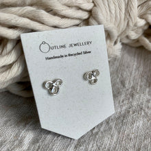 Load image into Gallery viewer, SEA FOAM STUD EARRINGS