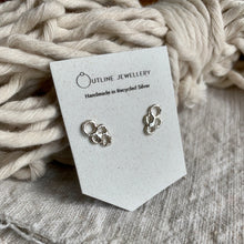 Load image into Gallery viewer, SEA FOAM STUD EARRINGS