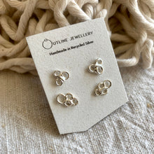 Load image into Gallery viewer, SEA FOAM STUD EARRINGS
