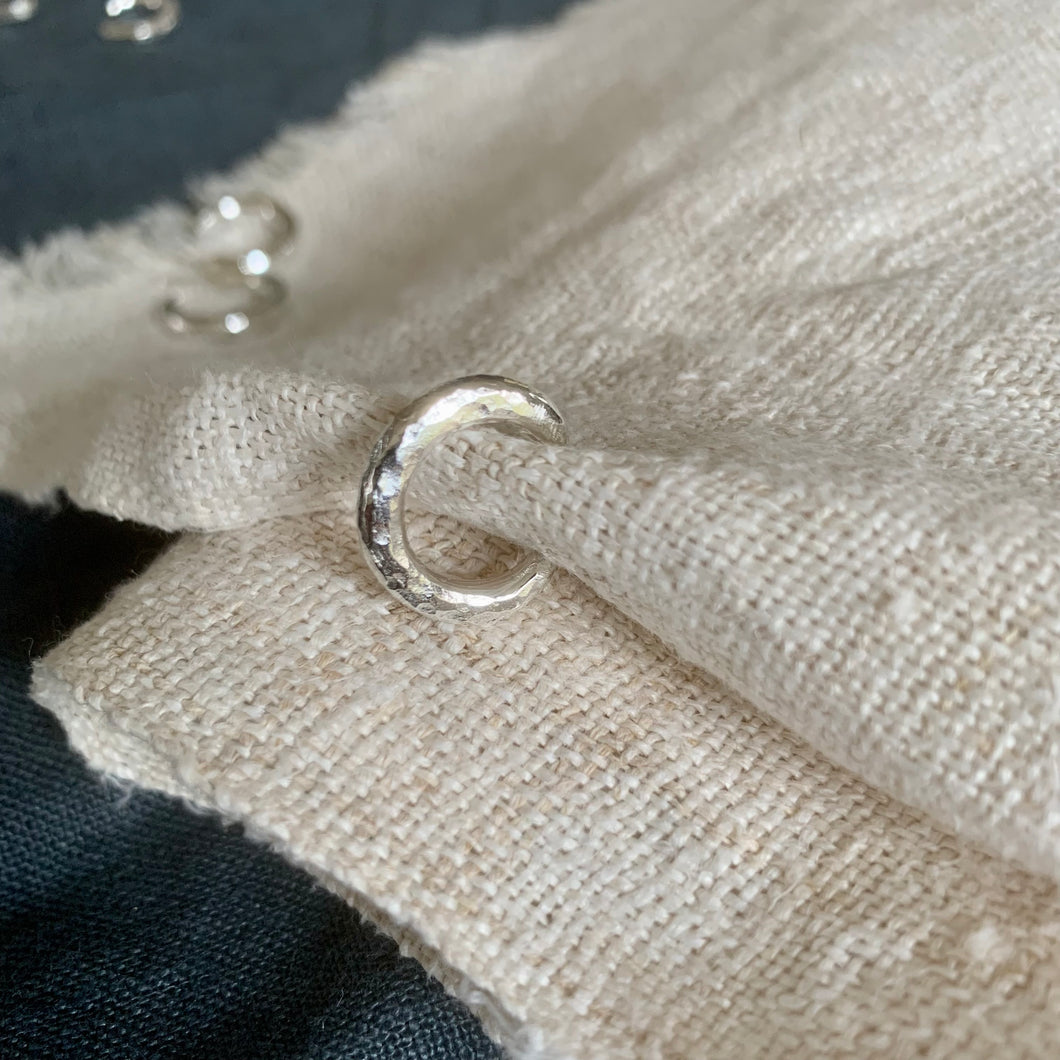 CHUNKY ROUNDED SILVER EAR CUFF